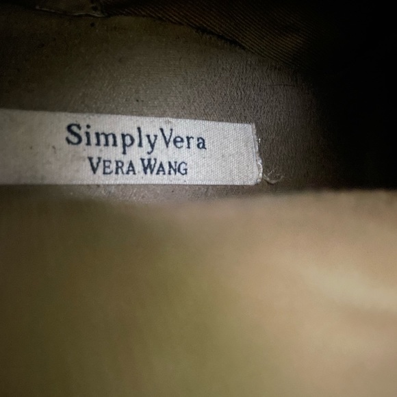 Simply Vera Vera Wang Casual Boots Wedge Lace Up Buckles Womens 6.5 - Picture 5 of 6